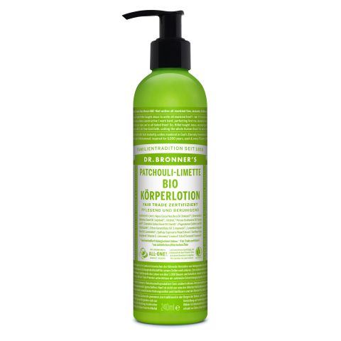 Dr. Bronner's Body Lotion - Patchouli Lime
