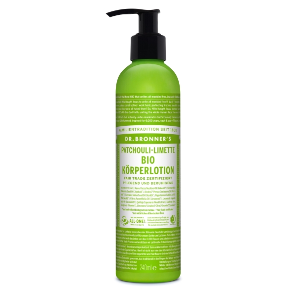 Dr. Bronner's Körperlotion - Patchouli Limette