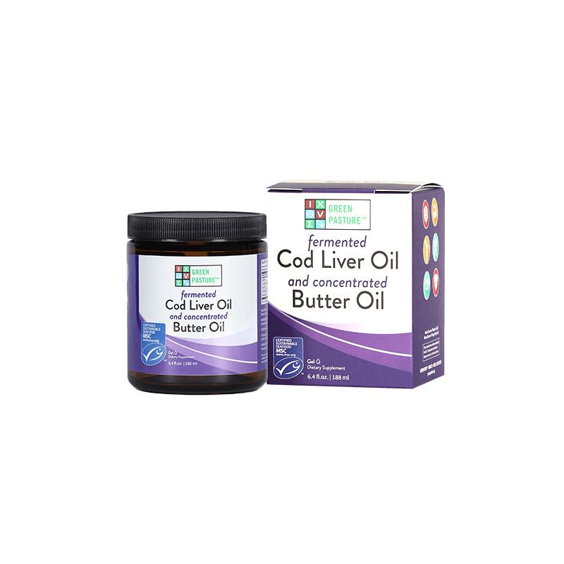 Blue Ice Royal Butter Oil & Fermented Cod Liver Oil Blend Unflavored