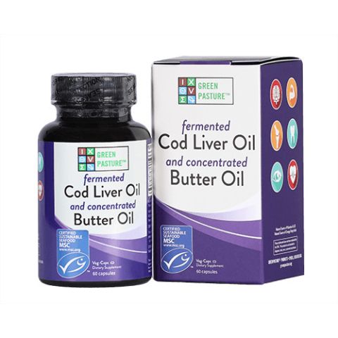 Butter Oil & Fermented Cod Liver Oil Blend (capsules) - Green Pasture