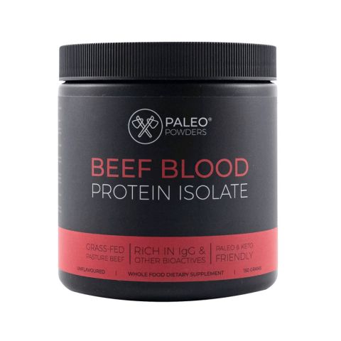 Isolat de protéines de sang de bœuf (élevé en pâturage) - Paleo Powders