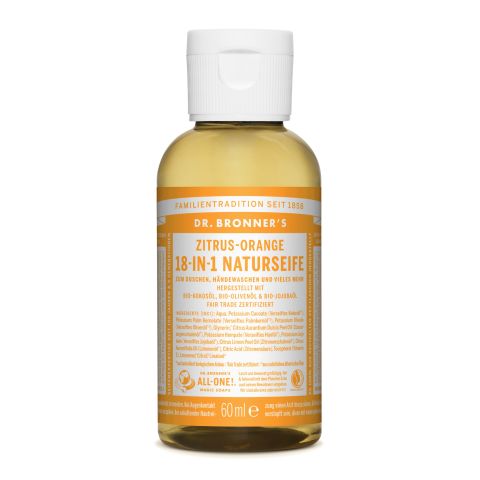 Dr. Bronner's Liquid Soap - Citrus-Orange