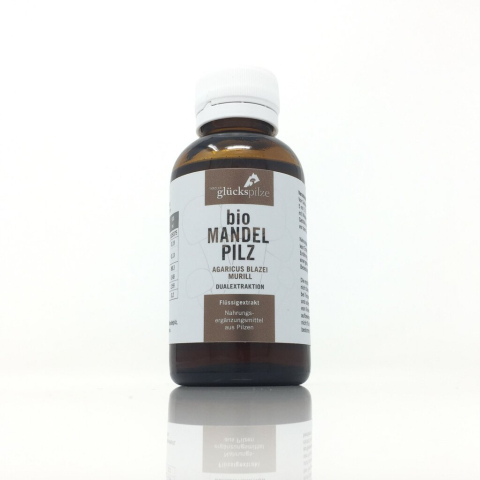 Mandelpilz Pilz-Flüssigextrakt (ABM - Agaricus blazei Murril - alkoholfrei) von Glückspilze