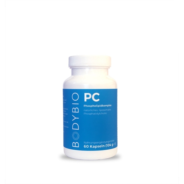 Fosfatydylocholina (1300 mg) - liposomalny kompleks fosfolipidowy - aktywne kapsułki PC - BodyBio