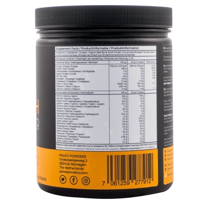 Bottenbouillon (grasgevoerd & Europees) van Paleo Powders