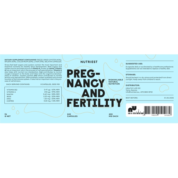 Grass-Fed Oyster Colostrum Organs by Nutriest