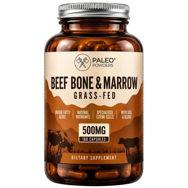 Midollo osseo, ossa, sangue e terreno di manzo (allevato ad erba) da Paleo Powders