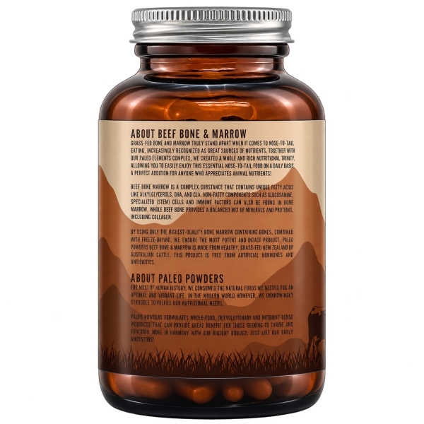 Midollo osseo, ossa, sangue e terreno di manzo (allevato ad erba) da Paleo Powders
